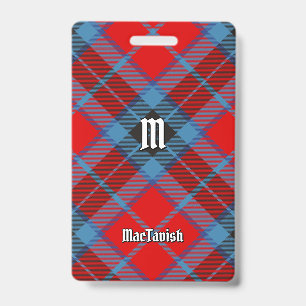 Tarjeta De Identificación Tartan del Clan MacTavish