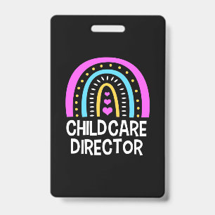 Tarjeta De Identificación Teacher Childcare Director