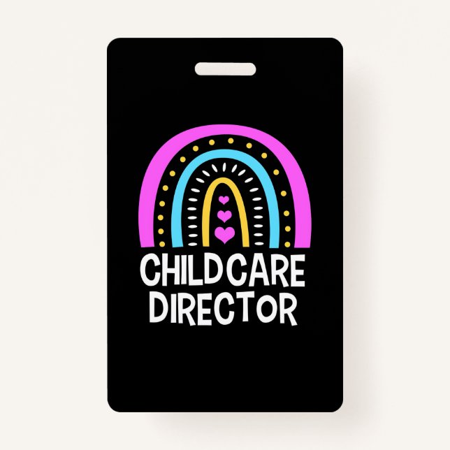 Tarjeta De Identificación Teacher Childcare Director (Anverso)