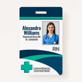 Tarjeta De Identificación Template Employee Photo Nurse ID
