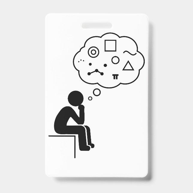 Tarjeta De Identificación Thinking_is_fun (Parte frontal)