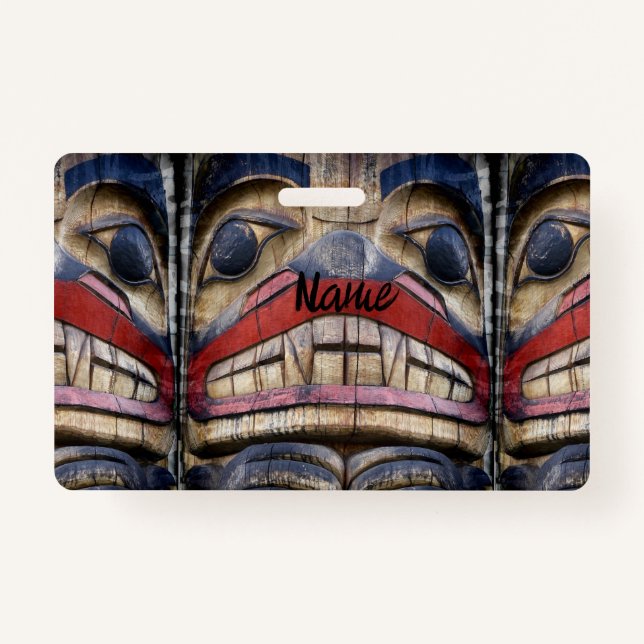 Tarjeta De Identificación Thunder_Cove del tórax del tótem (Anverso)