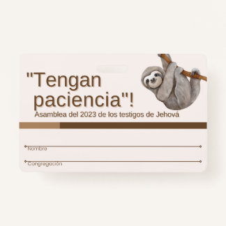 Tarjeta De Identificación TJ Recuerdo de Insignia | Asamblea Regional 2023