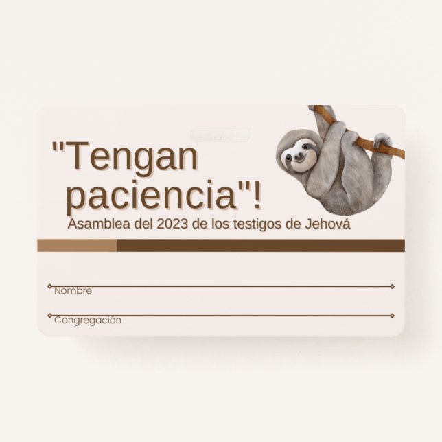 Tarjeta De Identificación TJ Recuerdo de Insignia | Asamblea Regional 2023 (Anverso)