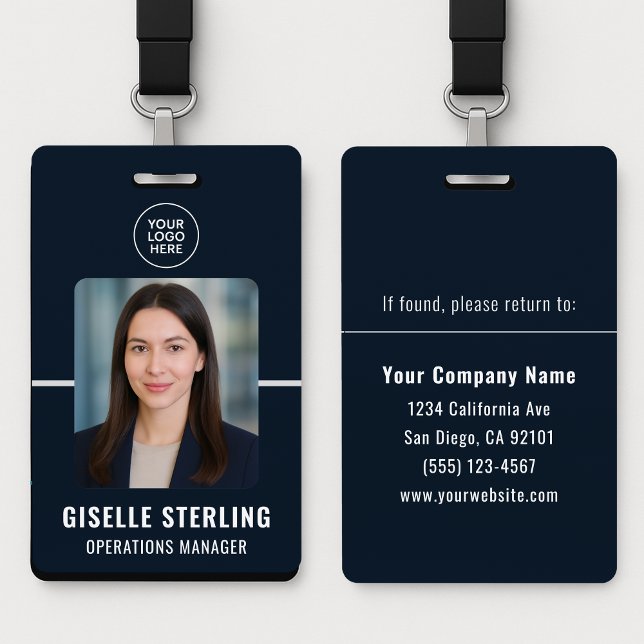 Tarjeta De Identificación Trabajo de la empresa de identificación fotográfic (Subido por el creador)