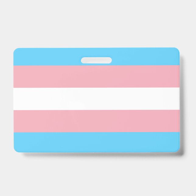 Tarjeta De Identificación Transgender Flag (Parte frontal)