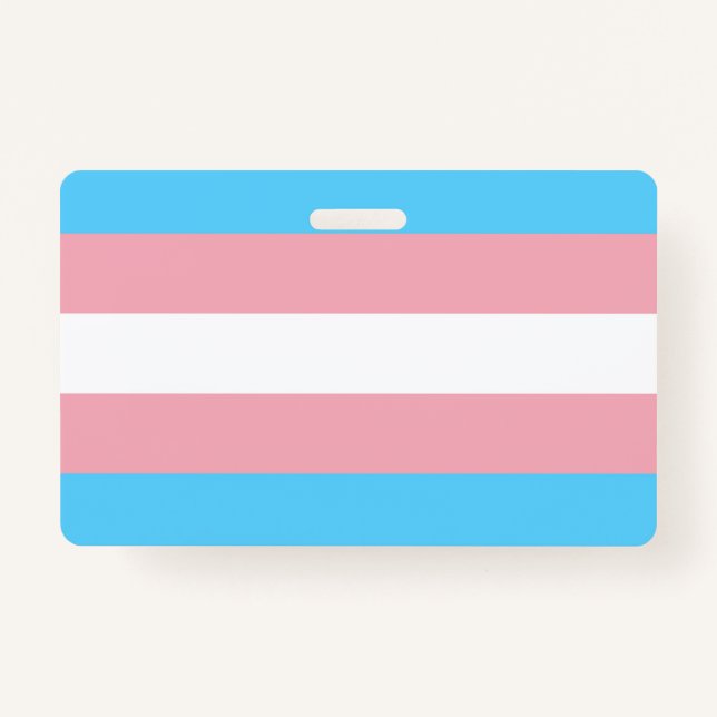 Tarjeta De Identificación Transgender Flag (Anverso)