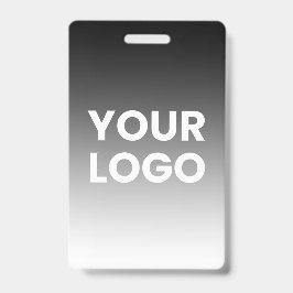 Tarjeta De Identificación Tu logotipo y gradiente de color moderno editable