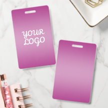 Tu logotipo y ombre simple moderno | Púrpura