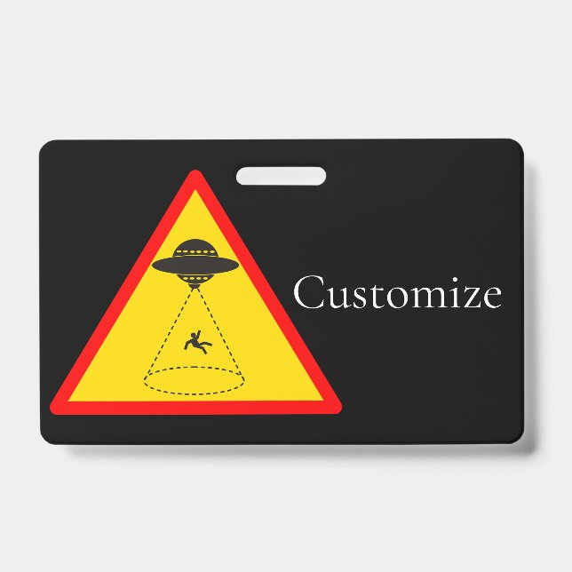 Tarjeta De Identificación UFO Thunder_Cove de secuestro de Alien (Parte frontal)