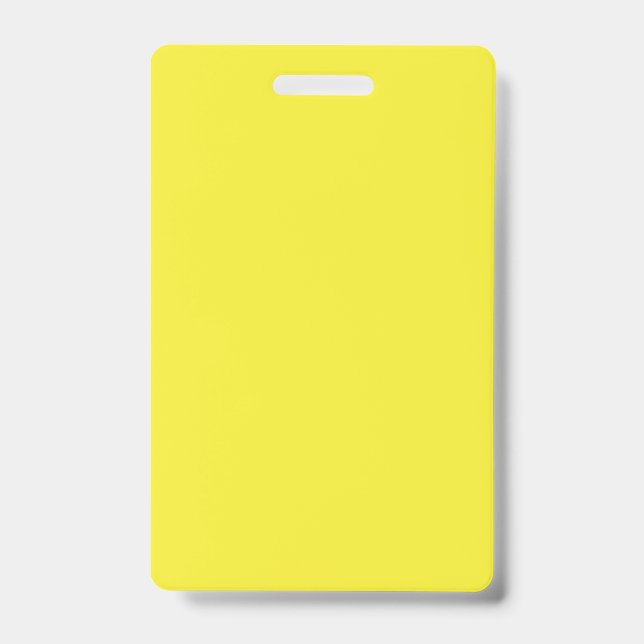 Tarjeta De Identificación Un gradiente que se fusiona de amarillo a naranja, (Parte frontal)