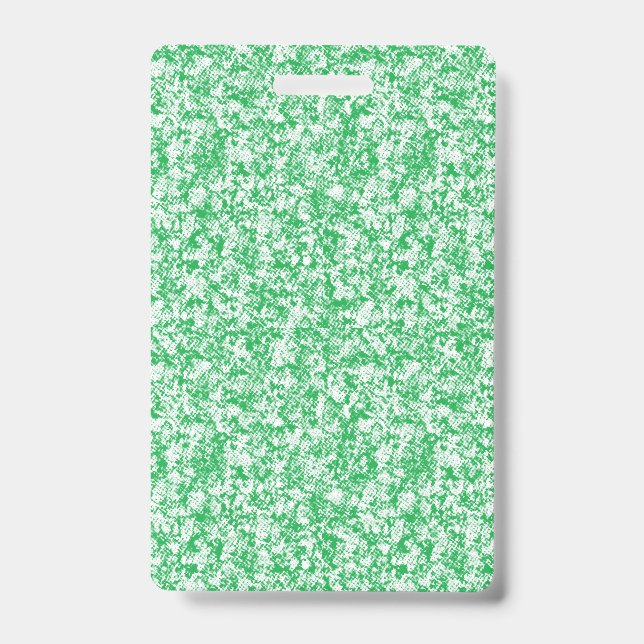 Tarjeta De Identificación Un helecho verde y exuberante con frentes de arcos (Anverso)