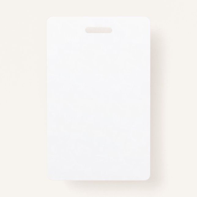 Tarjeta De Identificación Una manga blanca con una textura sutil, probableme (Reverso)