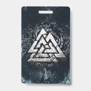 Tarjeta De Identificación Valknut~ (Ondulado)
