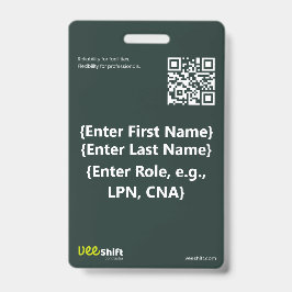 Tarjeta de identificación VeeShift