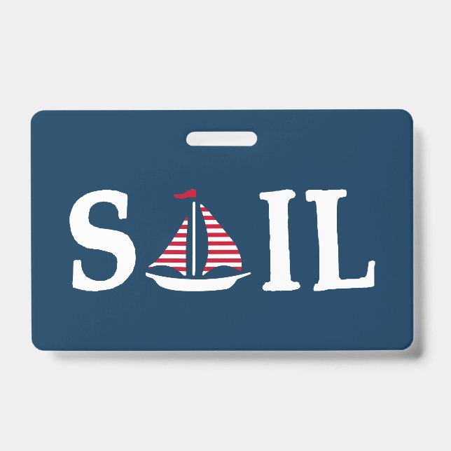 Tarjeta De Identificación Vela (Parte frontal)