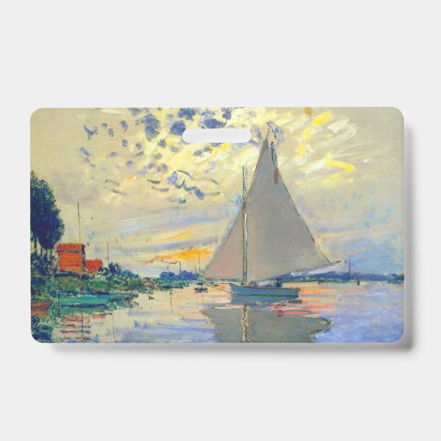 Tarjeta De Identificación Velero Monet en Le Petit-Gennevilliers (Parte frontal)