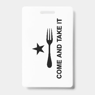 Tarjeta De Identificación Ven y tómalo