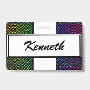 Tarjeta De Identificación Verificadores de Moire de Kenneth Yoncich