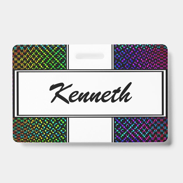 Tarjeta De Identificación Verificadores de Moire de Kenneth Yoncich (Parte frontal)