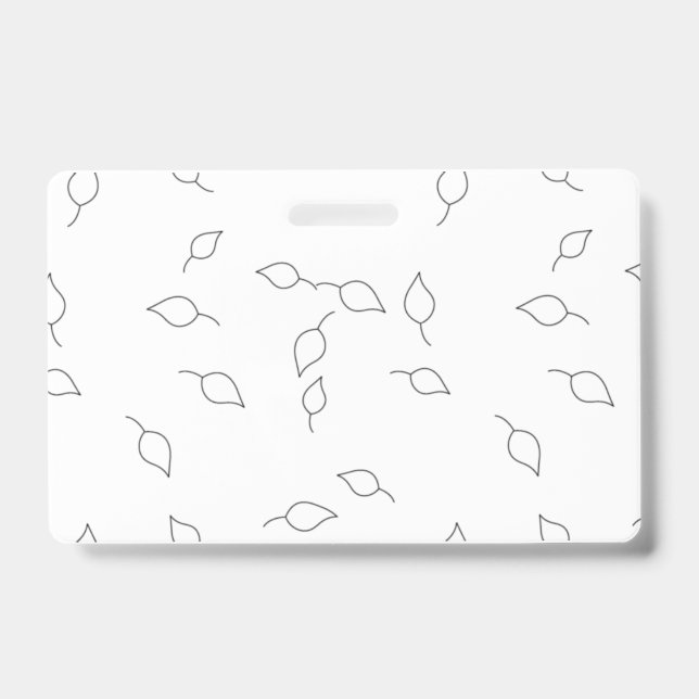Tarjeta De Identificación Vertical, Carbón, Insignia Duna (Parte frontal)