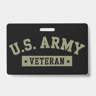 Tarjeta De Identificación Veterano del Ejército de EE. UU. Veteranos de Amér
