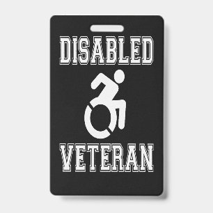 Tarjeta De Identificación Veterano discapacitado