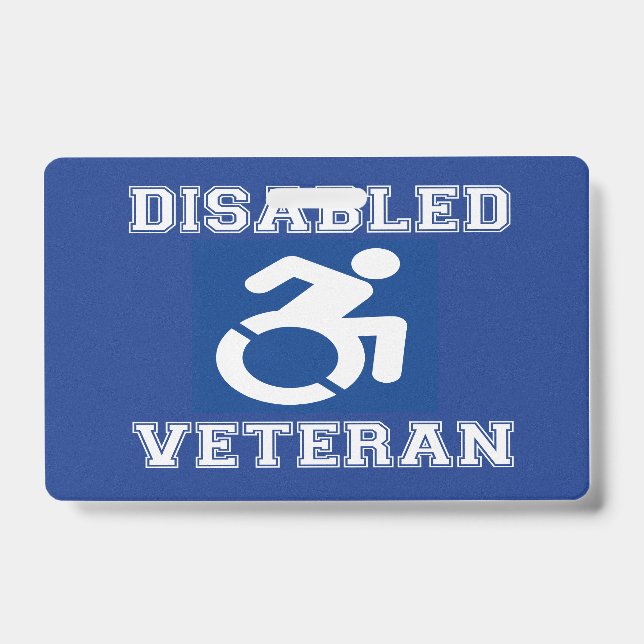 Tarjeta De Identificación Veterano discapacitado (Parte frontal)