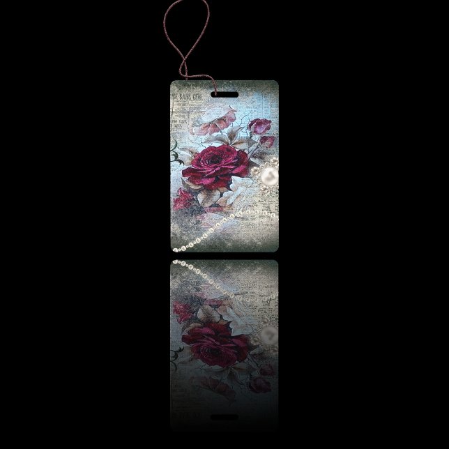 Tarjeta De Identificación Victorian Rose Ephemera (Subido por el creador)