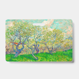 Tarjeta De Identificación Vincent van Gogh Huerto en Flor