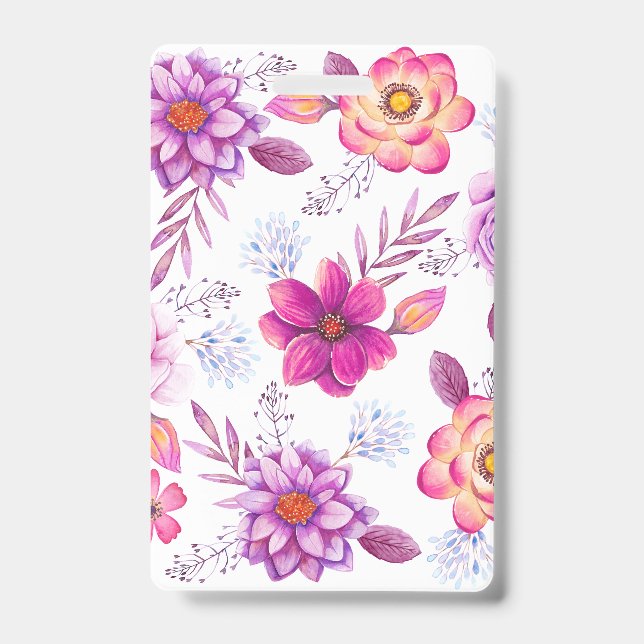 Tarjeta De Identificación Violet rosa (Anverso)