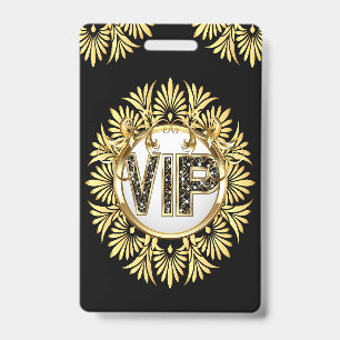 Tarjeta De Identificación VIP - Ver placa posterior
