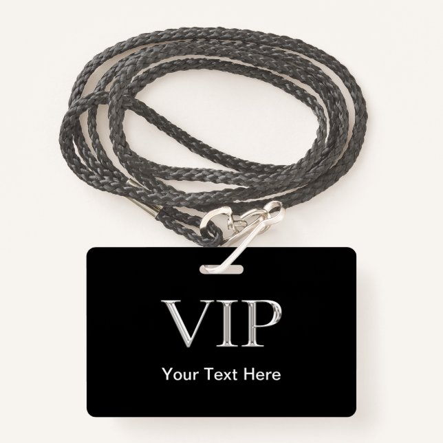 Tarjeta De Identificación Visitante exclusivo del VIP (Anverso son cordón)