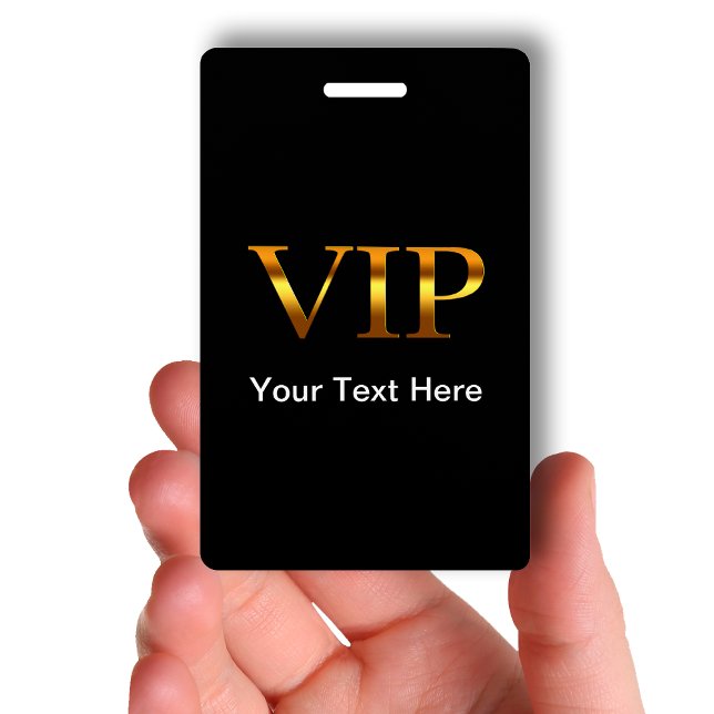 Tarjeta De Identificación Visitante VIP con clase (Subido por el creador)