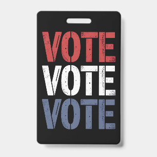 Tarjeta De Identificación Voto Elección Política Votación Inscripción de vot
