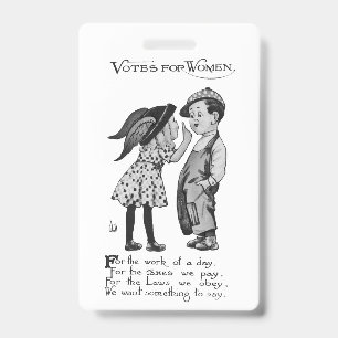 Tarjeta De Identificación Votos para las Mujeres