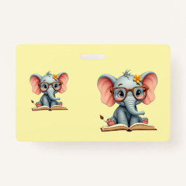 Tarjeta De Identificación Wise Baby Elephant
