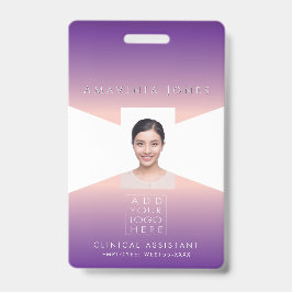Tarjeta De Identificación Womens Business Photo ID Identification Plastic 