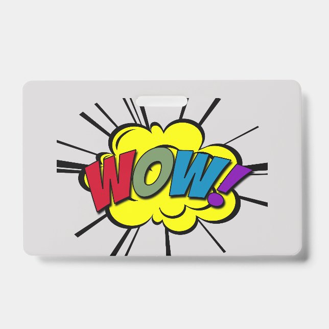 TARJETA DE IDENTIFICACIÓN WOW! (Parte frontal)