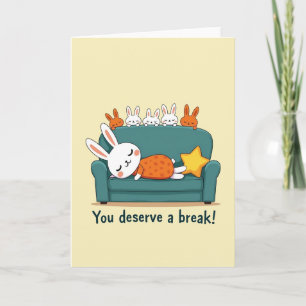 Tarjeta de ilustración acogedora para el Día de la