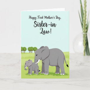 Tarjeta de ilustración de amor de cuñada