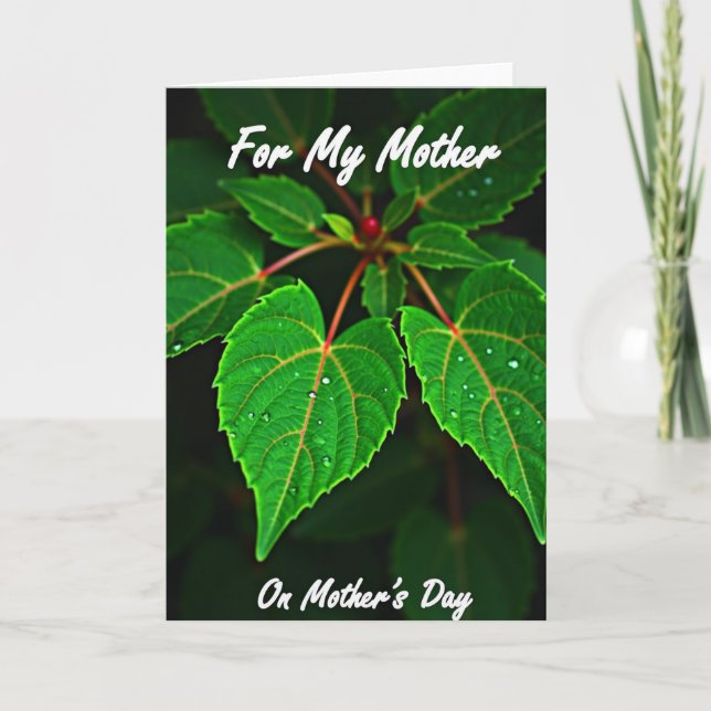 Tarjeta de ilustración de Madre Verde (Anverso)