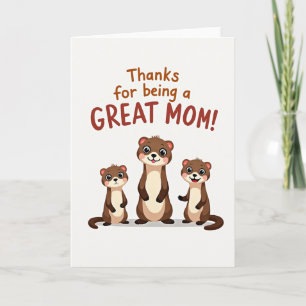Tarjeta de ilustración de Mamá genial