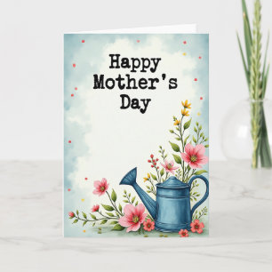 Tarjeta de imagen del Día de la Madre encantadora