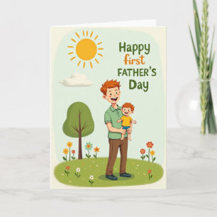 Tarjeta de imagen del Día del Padre apreciado