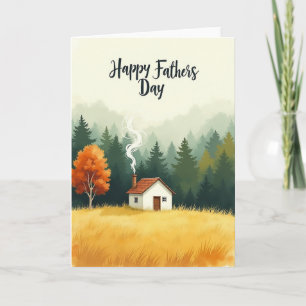 Tarjeta de imagen del Día del Padre Campo Dorado