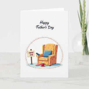 Tarjeta de imagen del Día del Padre de Zona de Con