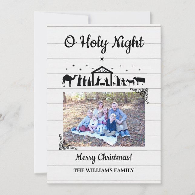 Tarjeta de imagen navideña para Navidades de nativ (Anverso)