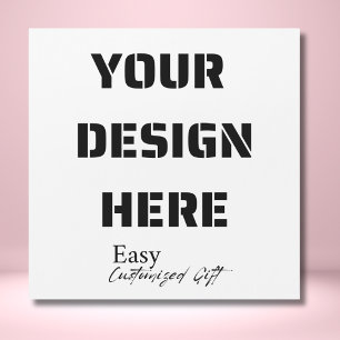 Tarjeta de imán 5,25" cuadrada