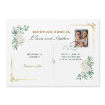 Tarjeta de imán de flores de rosas de marfil para